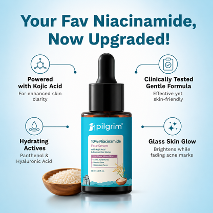 Pilgrim 10% Niacinamide Serum 1% Zinc (Pack of 2)