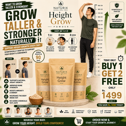 Height Grow Powder - Pack of 3  | Grow Confidently