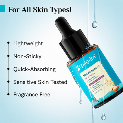 Pilgrim 10% Niacinamide Serum 1% Zinc (Pack of 2)