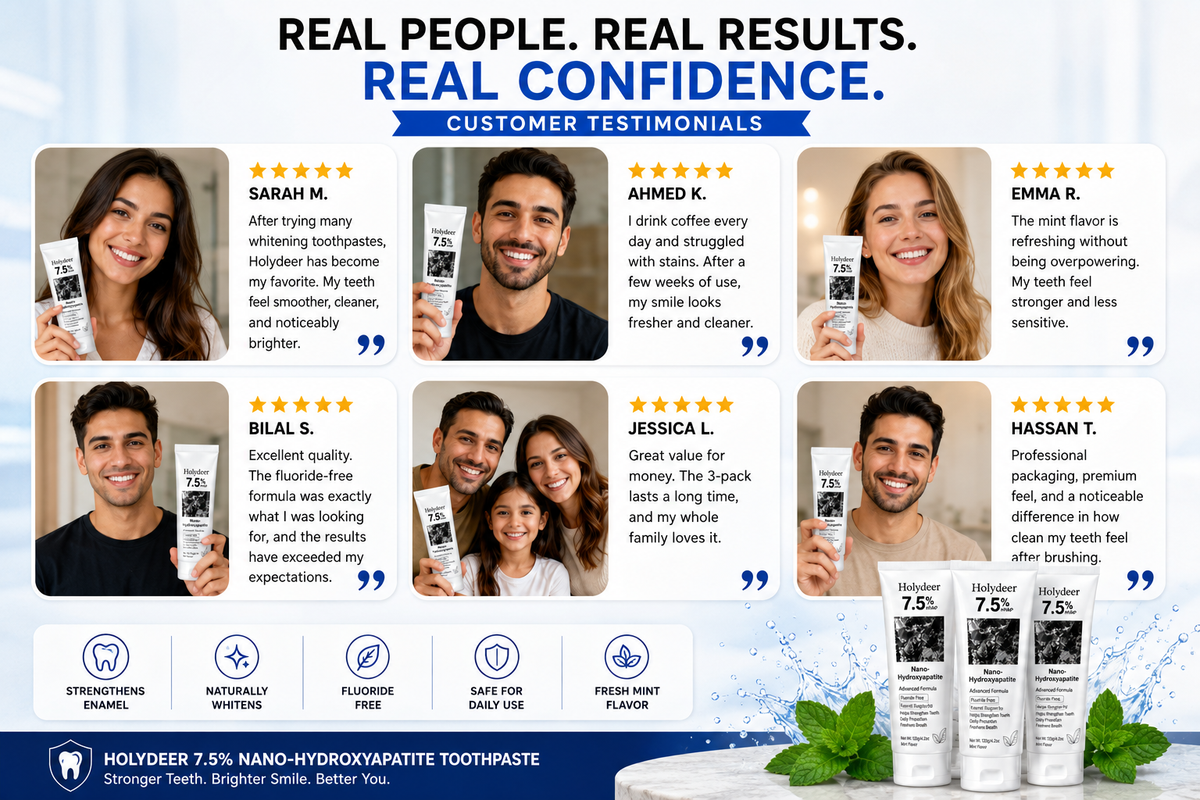 Holydeer Nano Hydroxyapatite Toothpaste Pack of 1
